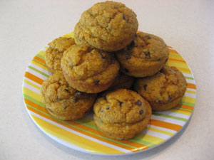 Pumpkin Chocolate Chip Muffins