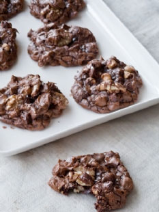 Chocolate Peanut Butter Brownie Cookies