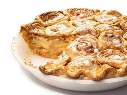 Cinnamon Bun Apple Pie