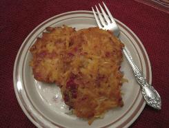 Kishka and Pastrami Latkes
