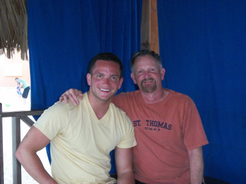 The author with his father