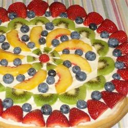 Sugar Cookie Fruit Pizza