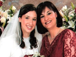 The author and her daughter