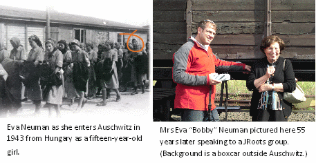 Eva Newman, 1943 and 55 years later