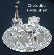 Silver Havdallah set