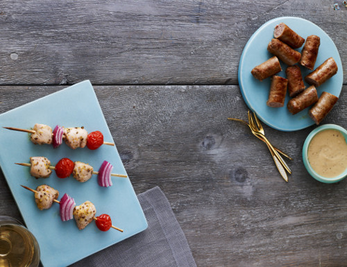 GREEK CHICKEN KABOBS