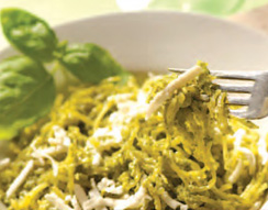 Pesto Chicken &ldquo;Pasta&rdquo;