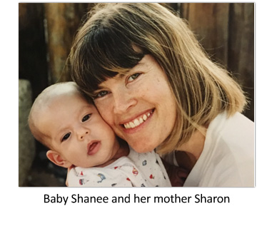 Baby Shanee with mother