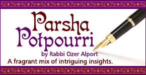 Parsha Potpourri