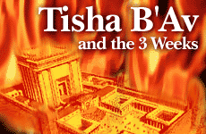 Tisha B'Av and the 3 Weeks
