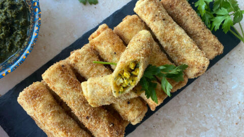 Indian Pantras, Unique Spring Rolls | Aish