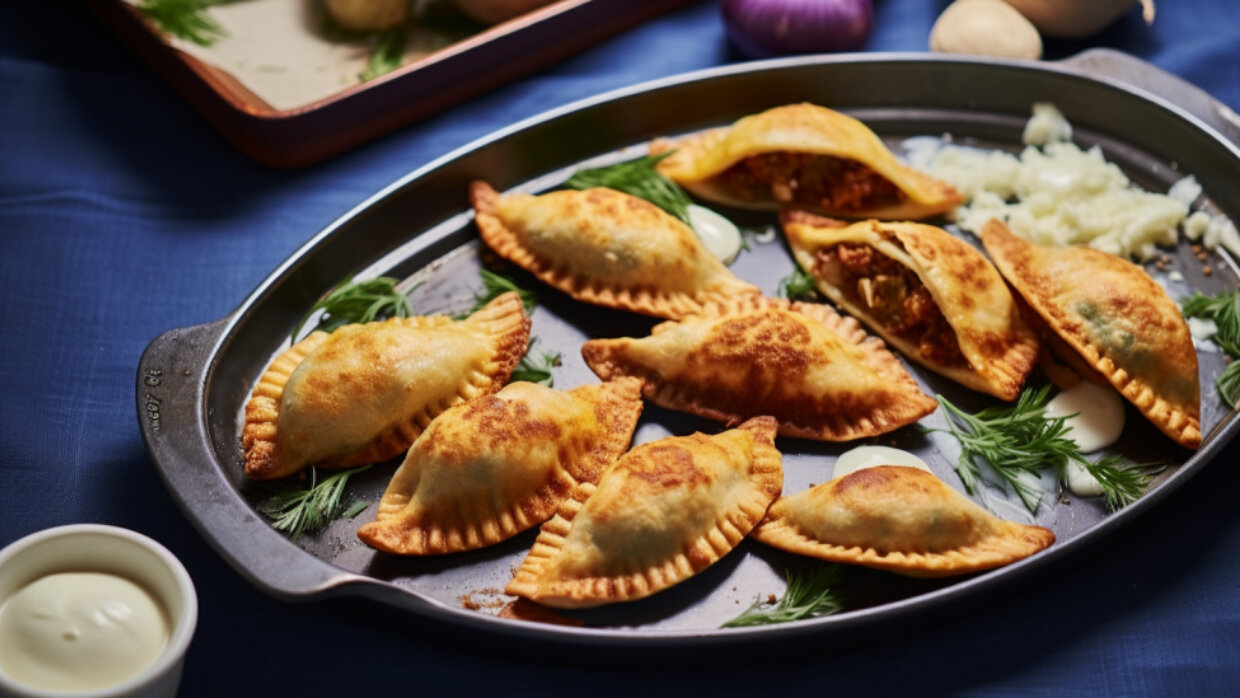 Eggplant Empanadas, Borekitas Aish