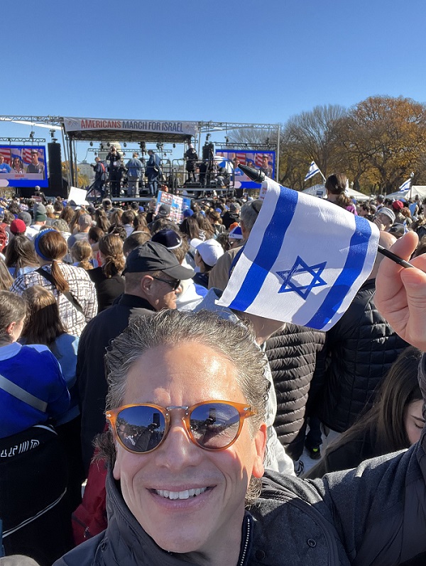 Holding Flag
