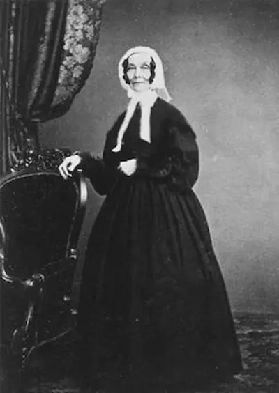 Photograph of Rebecca Gratz, from the Hebrew Sunday School Society papers. Courtesy of American Jewish Archives